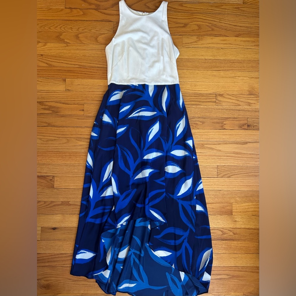 Vince Camuto Sleeveless Floral High Low Dress